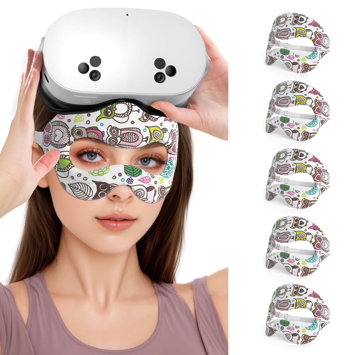Breathable VR Sweat Mask - Absorbent & Washable for Workouts