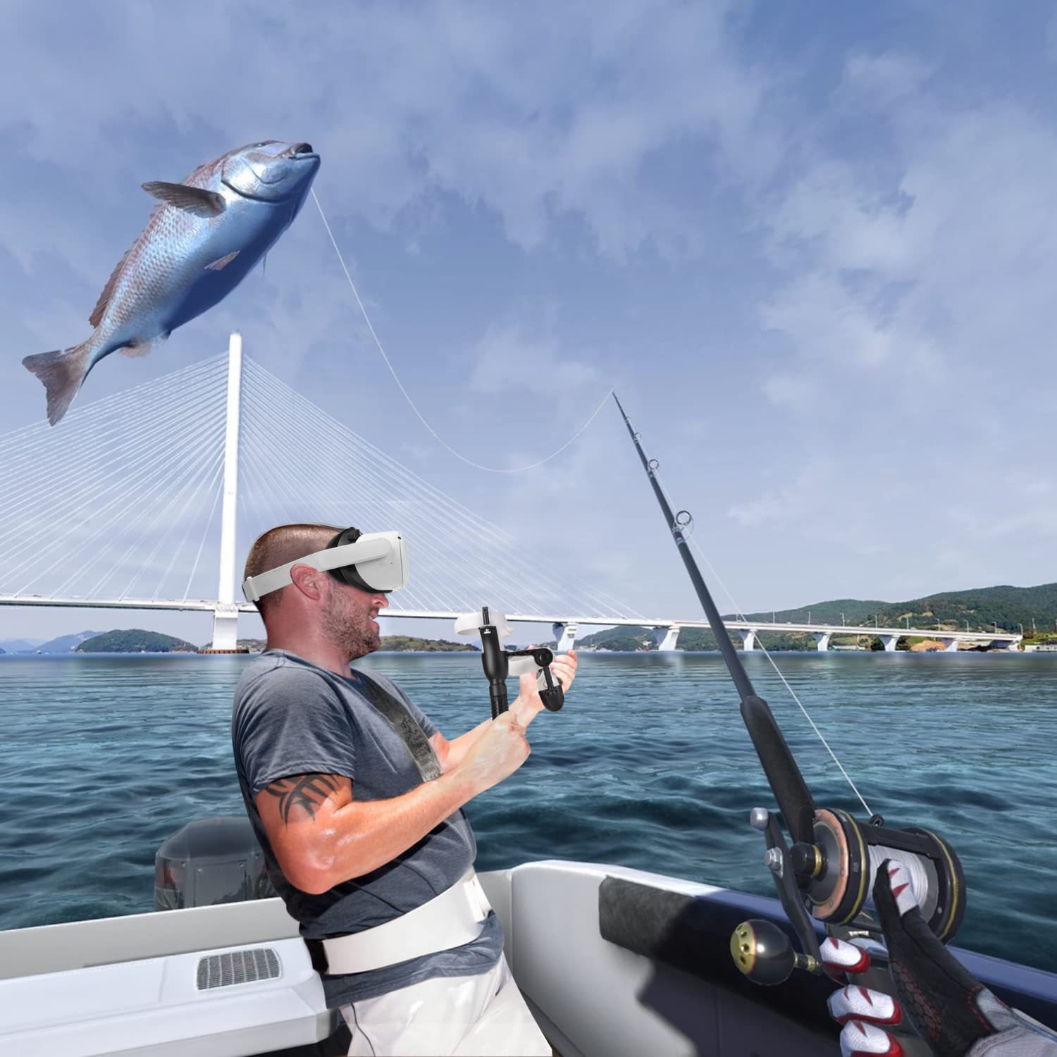 Real VR Fishing Games Accessories for Oculus Quest 2 Rift s – X-super Home